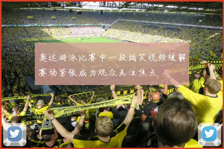 奥运游泳比赛中一段搞笑视频缓解赛场紧张成为观众关注焦点